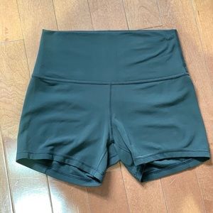Forest Green Align 6” shorts